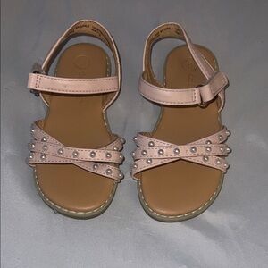 Cat & Jack Pink Studded Kids Sandals